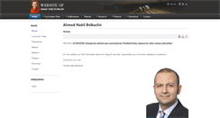 Desktop Screenshot of belbachir.info